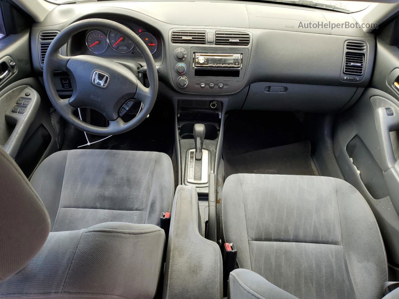 2005 Honda Civic Lx Черный vin: 2HGES16545H599062