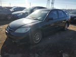 2005 Honda Civic Lx Черный vin: 2HGES16545H608276