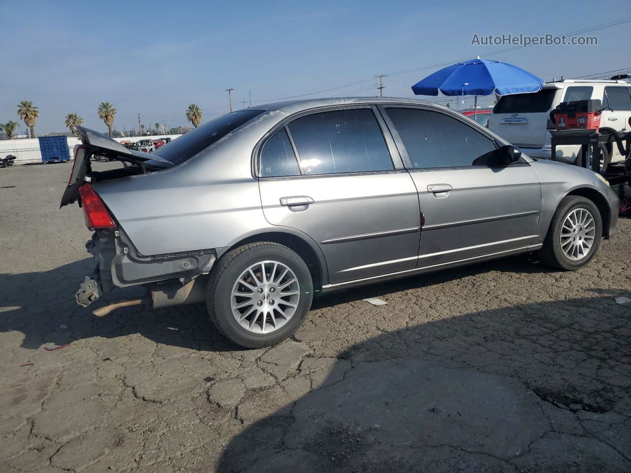 2005 Honda Civic Lx Charcoal vin: 2HGES16545H633162