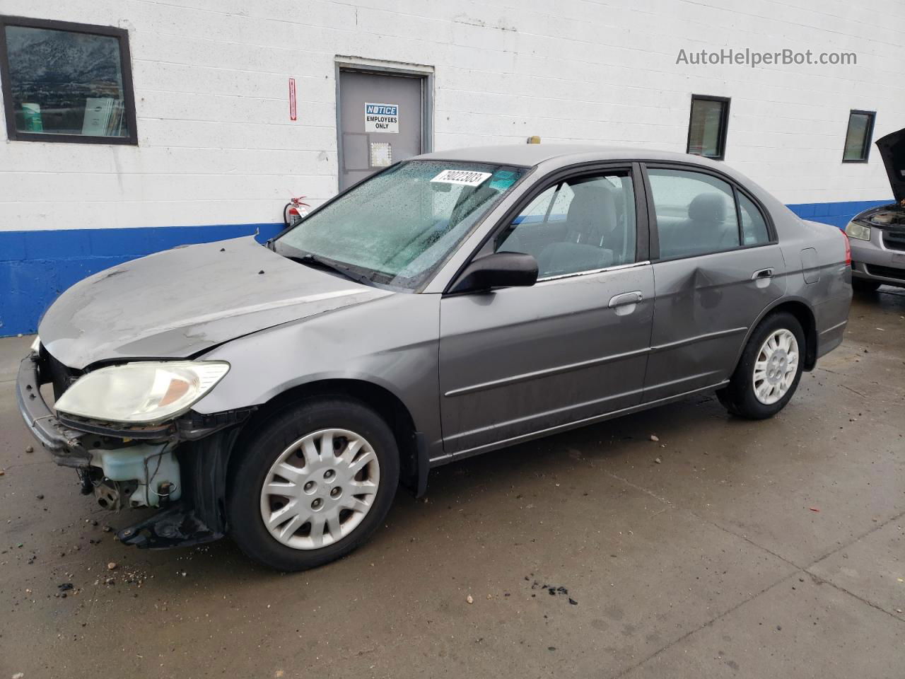 2004 Honda Civic Lx Charcoal vin: 2HGES16554H506385