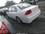 2004 Honda Civic Lx White vin: 2HGES16554H642869