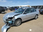 2005 Honda Civic Lx Silver vin: 2HGES16555H578320