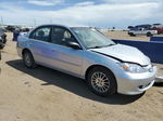 2005 Honda Civic Lx Silver vin: 2HGES16555H578320