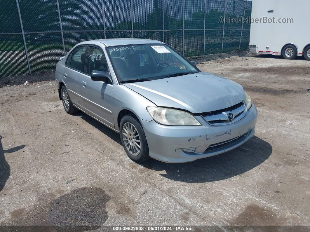 2005 Honda Civic   Silver vin: 2HGES16555H616984