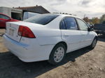 2004 Honda Civic Lx White vin: 2HGES16564H506265