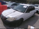 2004 Honda Civic Lx White vin: 2HGES16564H523602