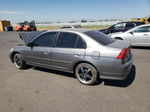 2004 Honda Civic Lx Gray vin: 2HGES16564H560729