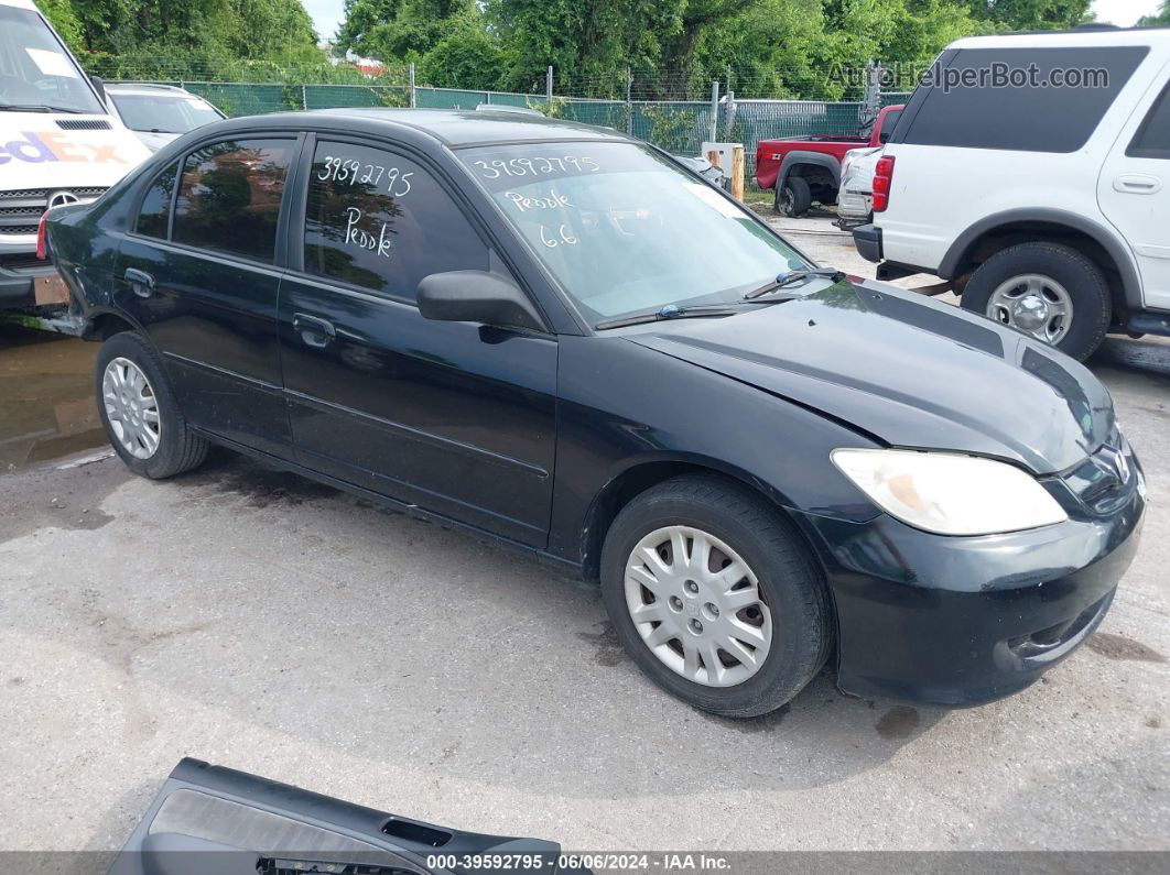 2004 Honda Civic Lx Black vin: 2HGES16564H592029