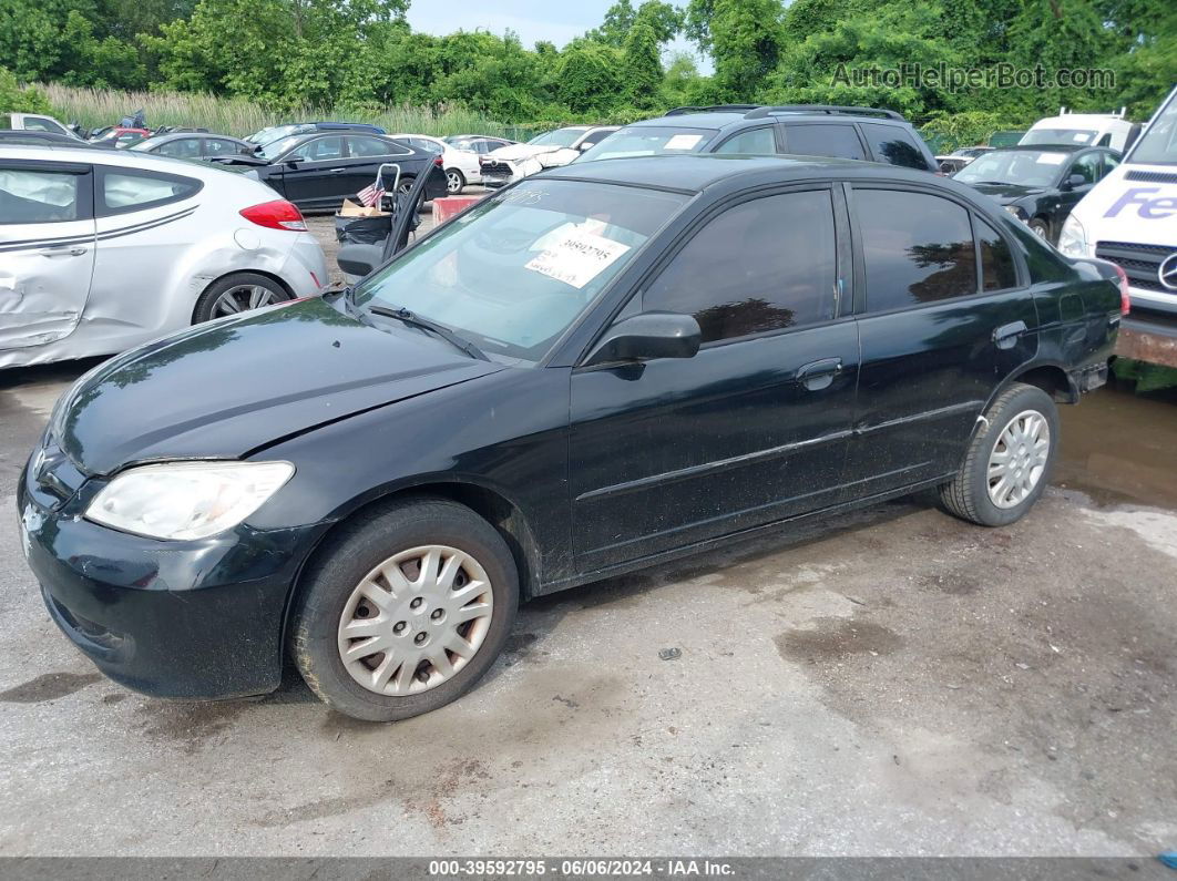 2004 Honda Civic Lx Black vin: 2HGES16564H592029