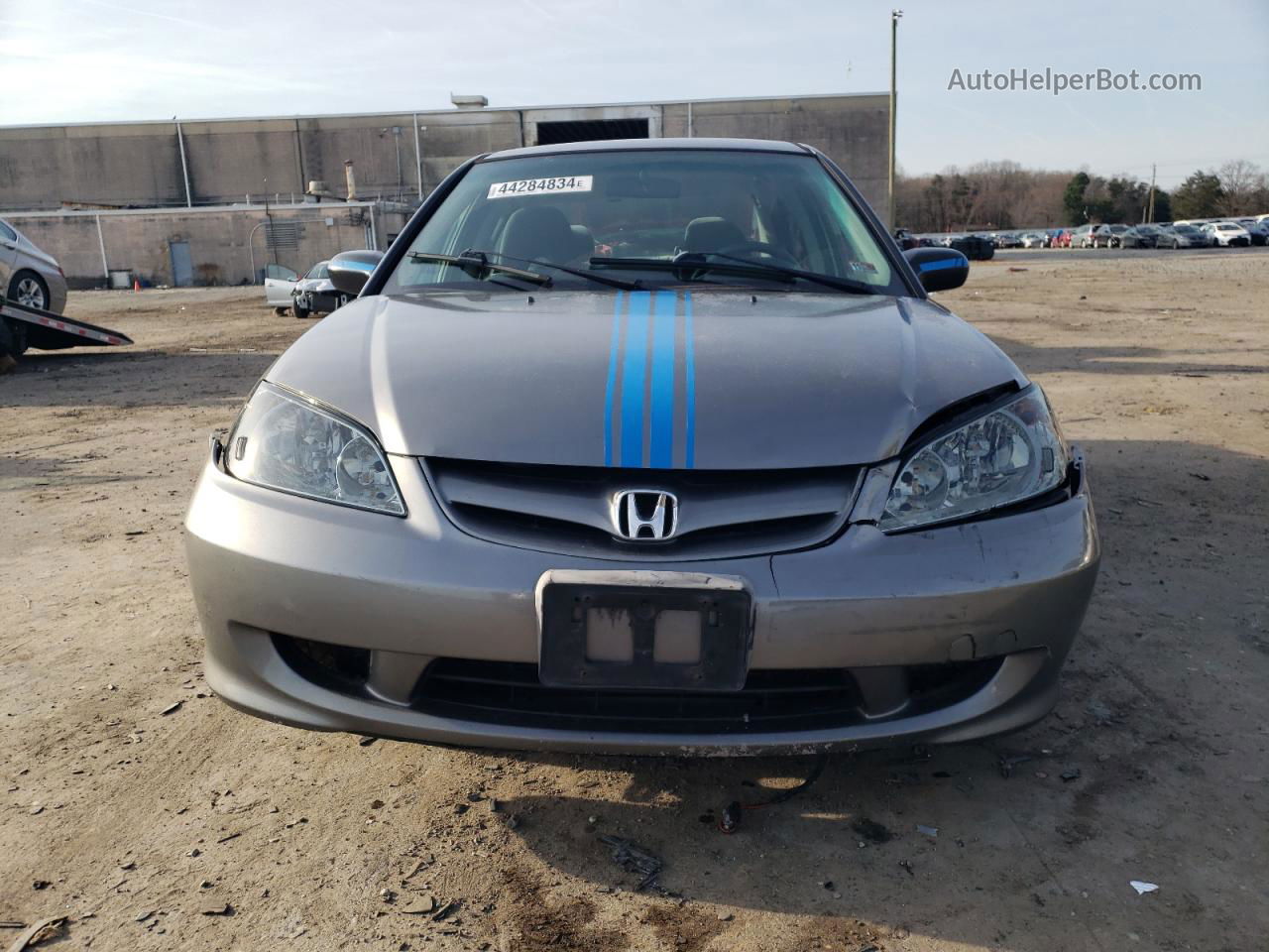 2004 Honda Civic Lx Серебряный vin: 2HGES16564H636451