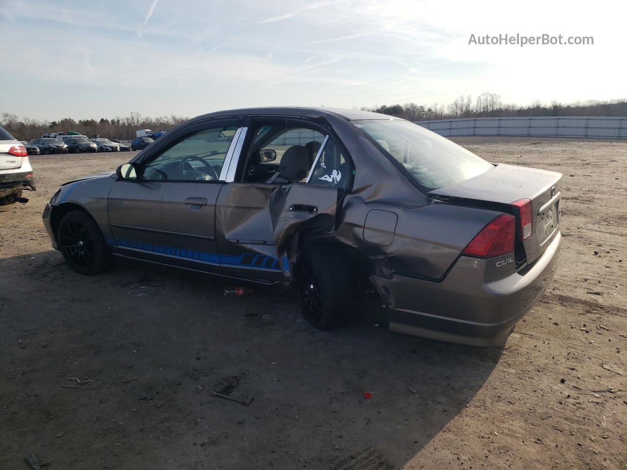 2004 Honda Civic Lx Silver vin: 2HGES16564H636451