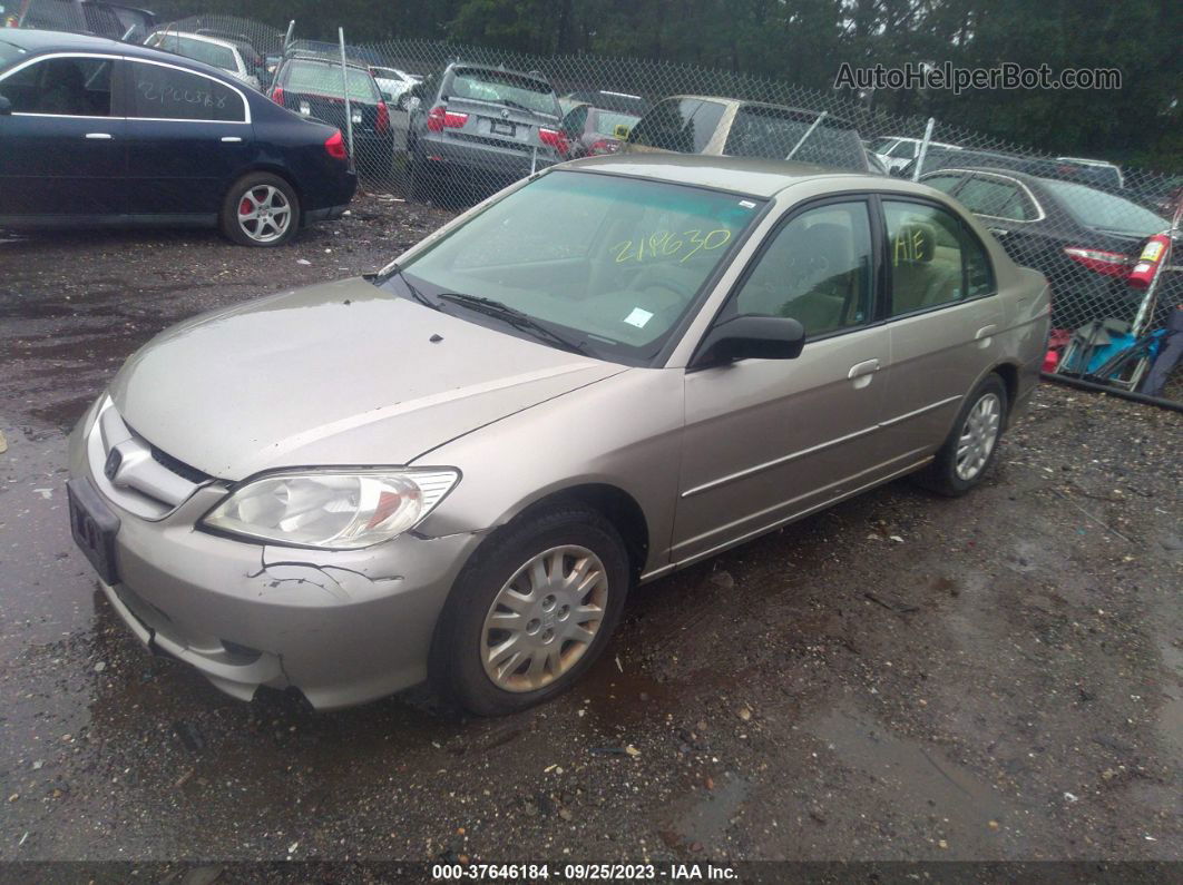 2004 Honda Civic Lx Gold vin: 2HGES16564H643268