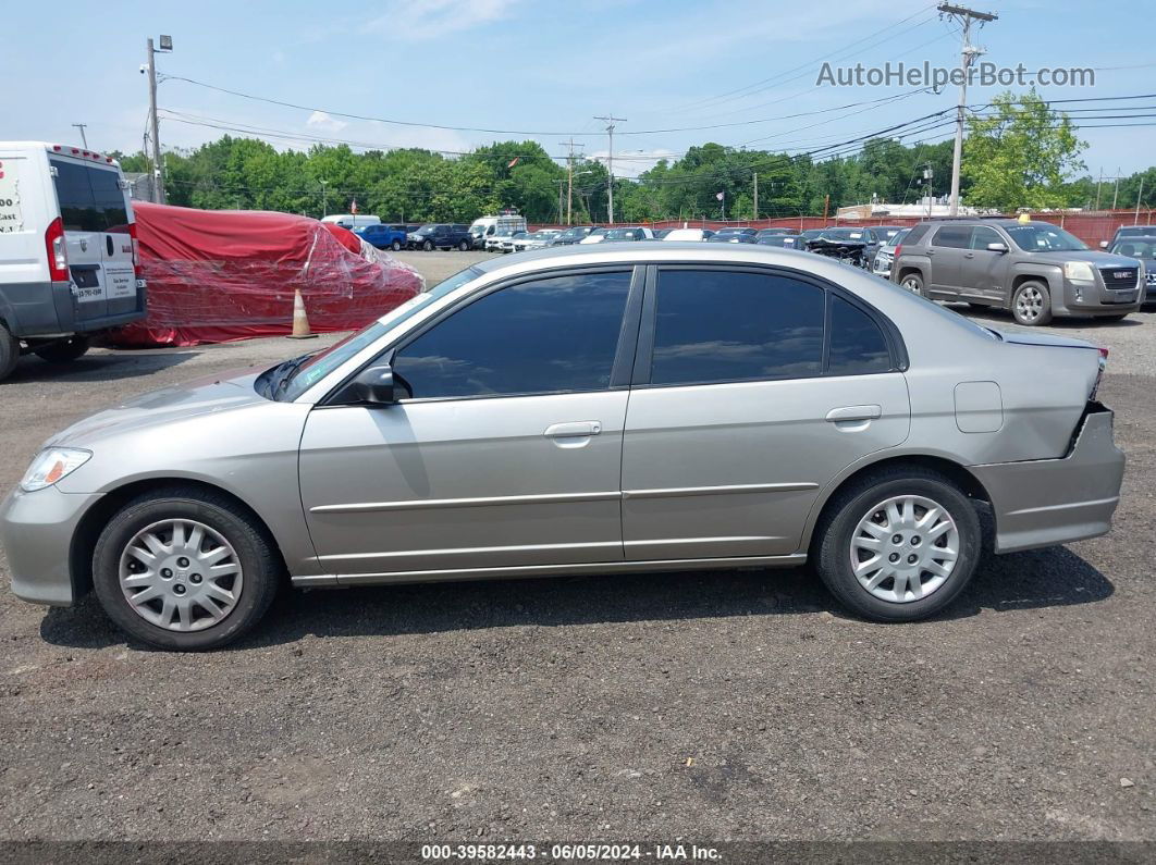 2005 Honda Civic Lx/lx Se Tan vin: 2HGES16565H509314