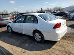 2005 Honda Civic Lx White vin: 2HGES16565H536805