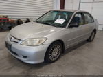 2005 Honda Civic Lx Silver vin: 2HGES16565H567486