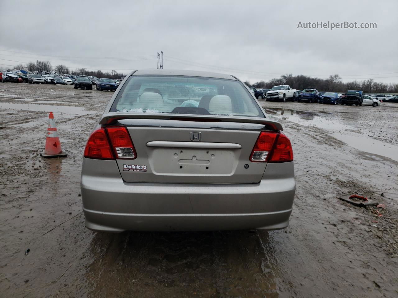 2005 Honda Civic Lx Tan vin: 2HGES16565H599838