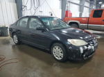 2004 Honda Civic Lx Черный vin: 2HGES16574H542935