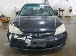 2004 Honda Civic Lx Black vin: 2HGES16574H542935