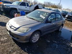 2004 Honda Civic Lx Silver vin: 2HGES16574H546547