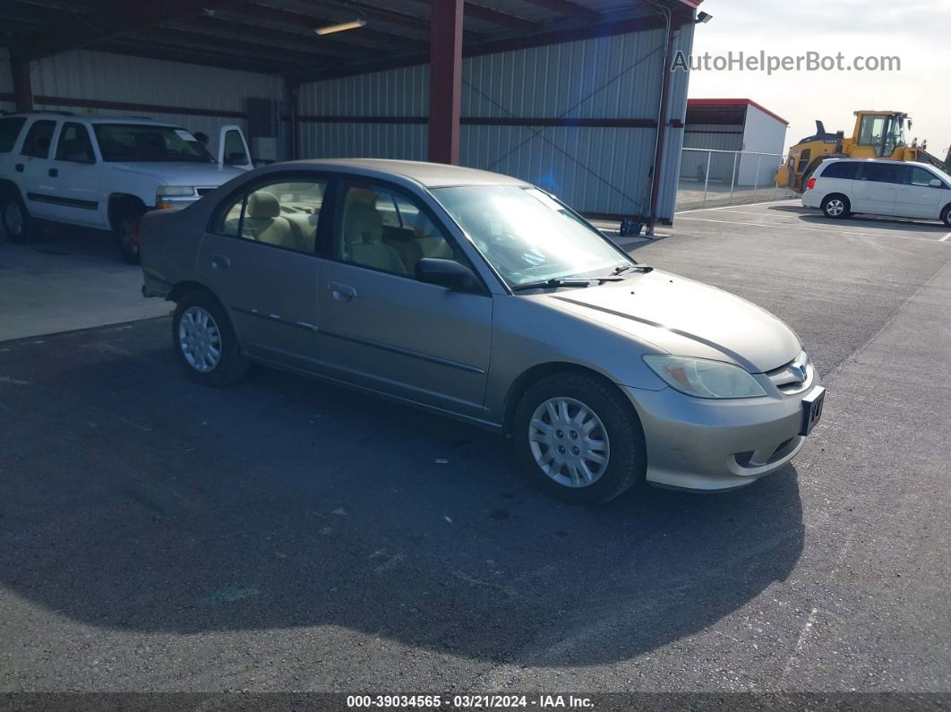 2004 Honda Civic Lx Brown vin: 2HGES16574H619738