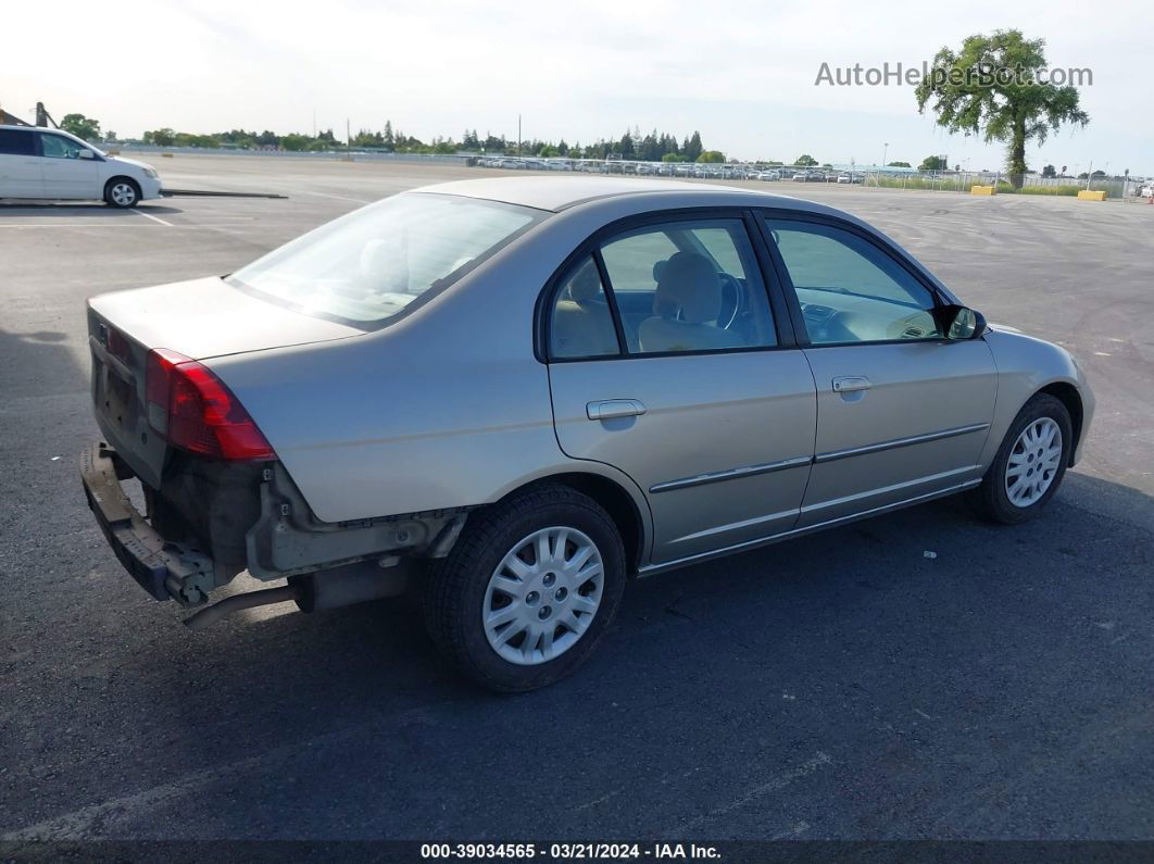 2004 Honda Civic Lx Brown vin: 2HGES16574H619738