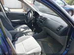 2004 Honda Civic Lx Синий vin: 2HGES16574H635132