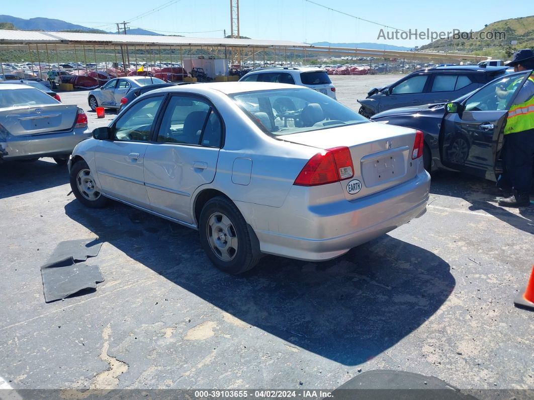 2005 Honda Civic Lx Gray vin: 2HGES16575H528809