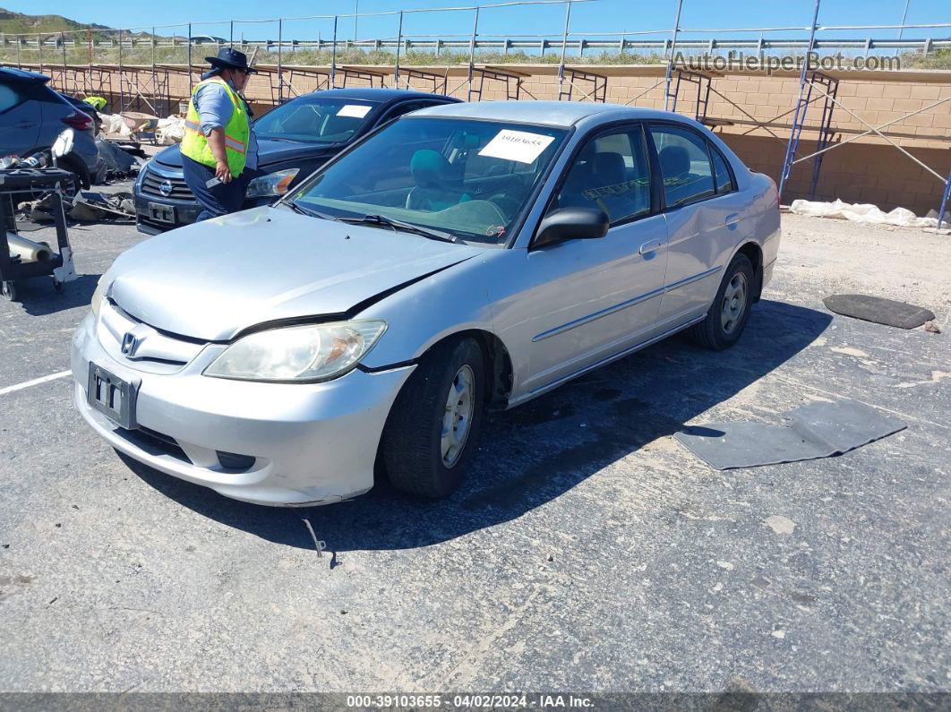 2005 Honda Civic Lx Серый vin: 2HGES16575H528809