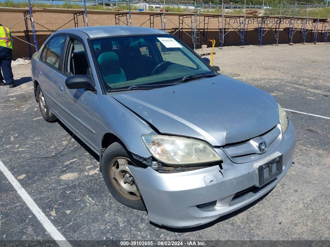 2005 Honda Civic Lx Серый vin: 2HGES16575H528809