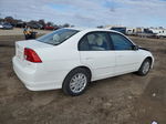 2005 Honda Civic Lx White vin: 2HGES16575H566539