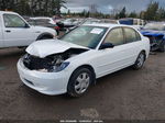 2004 Honda Civic Lx White vin: 2HGES16584H523665