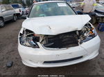 2004 Honda Civic Lx White vin: 2HGES16584H523665