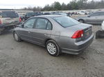 2004 Honda Civic Lx Gray vin: 2HGES16584H546024