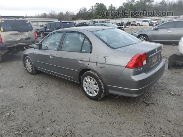 2004 Honda Civic Lx Gray vin: 2HGES16584H546024