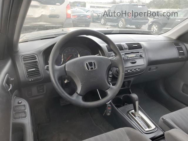 2004 Honda Civic Lx Gray vin: 2HGES16584H546024