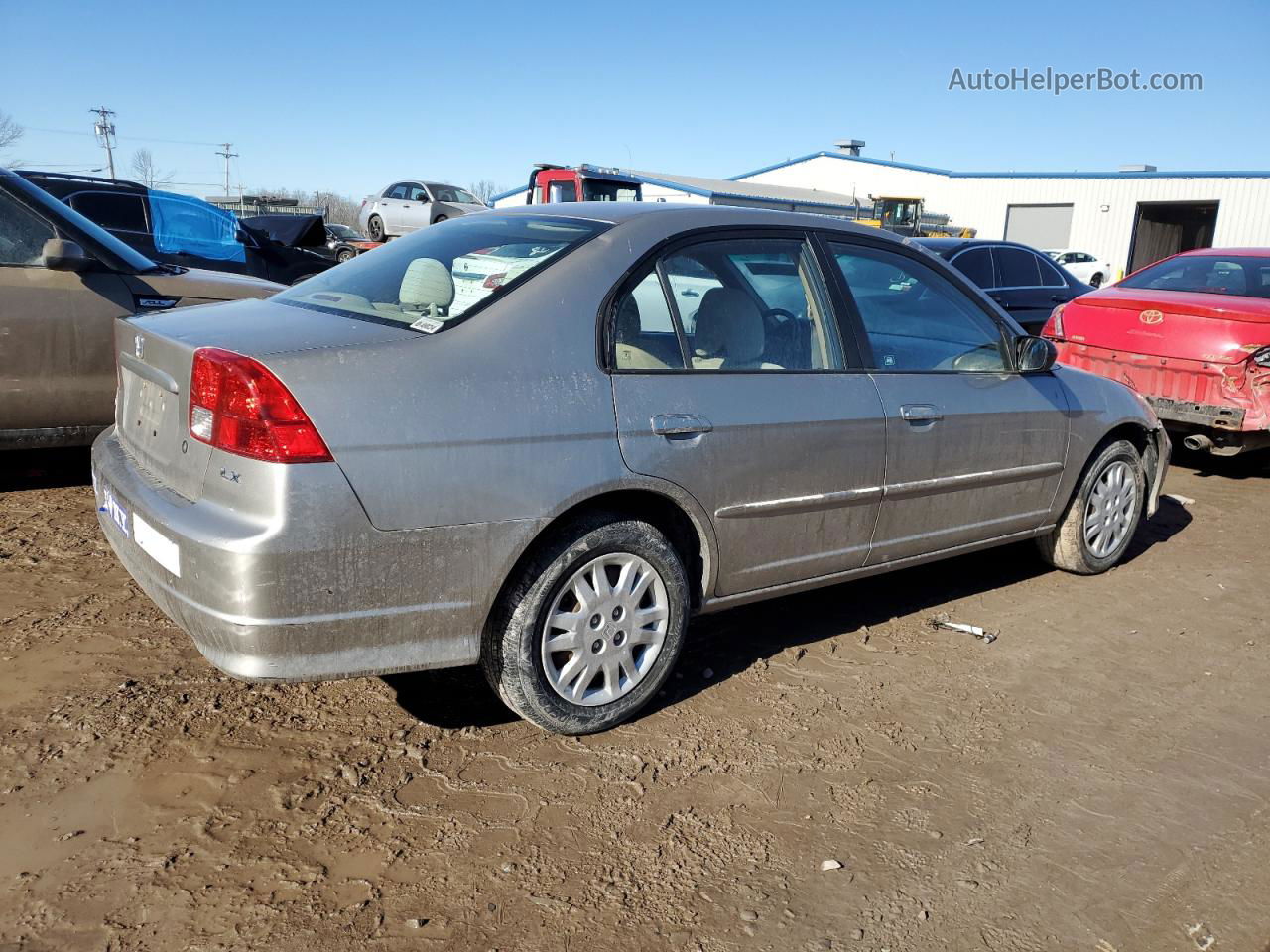 2004 Honda Civic Lx Gold vin: 2HGES16584H616315