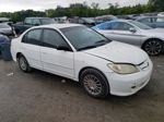 2004 Honda Civic Lx Белый vin: 2HGES16584H629369