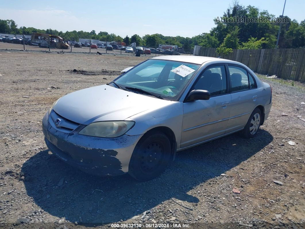 2005 Honda Civic Lx Серебряный vin: 2HGES16585H560748