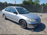 2005 Honda Civic Lx Silver vin: 2HGES16585H560748