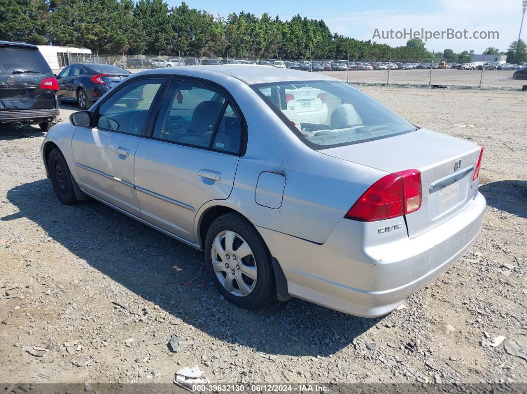 2005 Honda Civic Lx Silver vin: 2HGES16585H560748