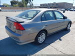 2004 Honda Civic Lx Gray vin: 2HGES16594H530642