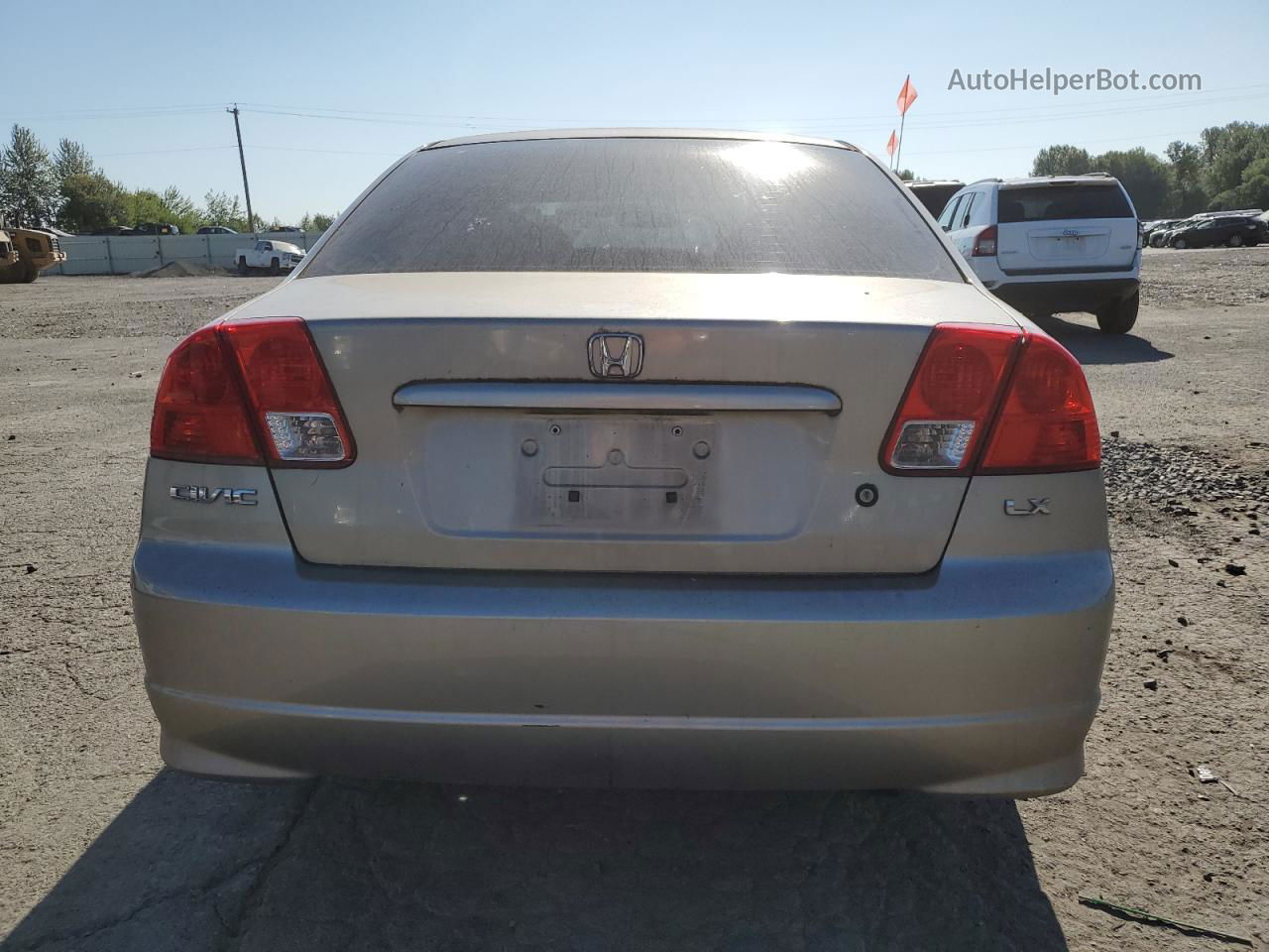 2004 Honda Civic Lx Tan vin: 2HGES16594H573801