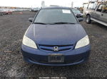 2004 Honda Civic Lx Blue vin: 2HGES16594H601077