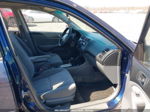 2004 Honda Civic Lx Blue vin: 2HGES16594H624777
