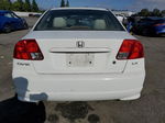 2004 Honda Civic Lx Белый vin: 2HGES16594H638808