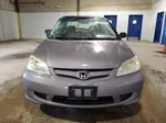 2004 Honda Civic Lx Gray vin: 2HGES16594H640624