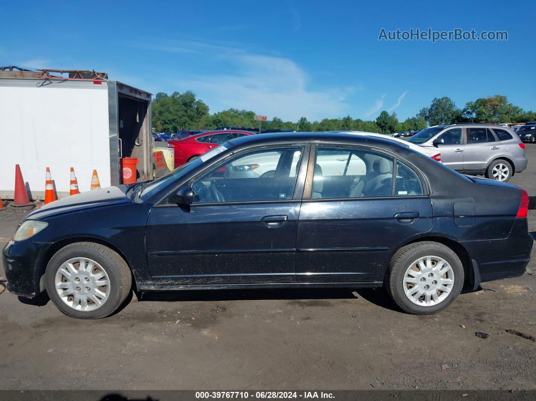 2005 Honda Civic Lx/lx Se Black vin: 2HGES16595H607933