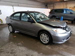 2004 Honda Civic Lx Silver vin: 2HGES165X4H506804