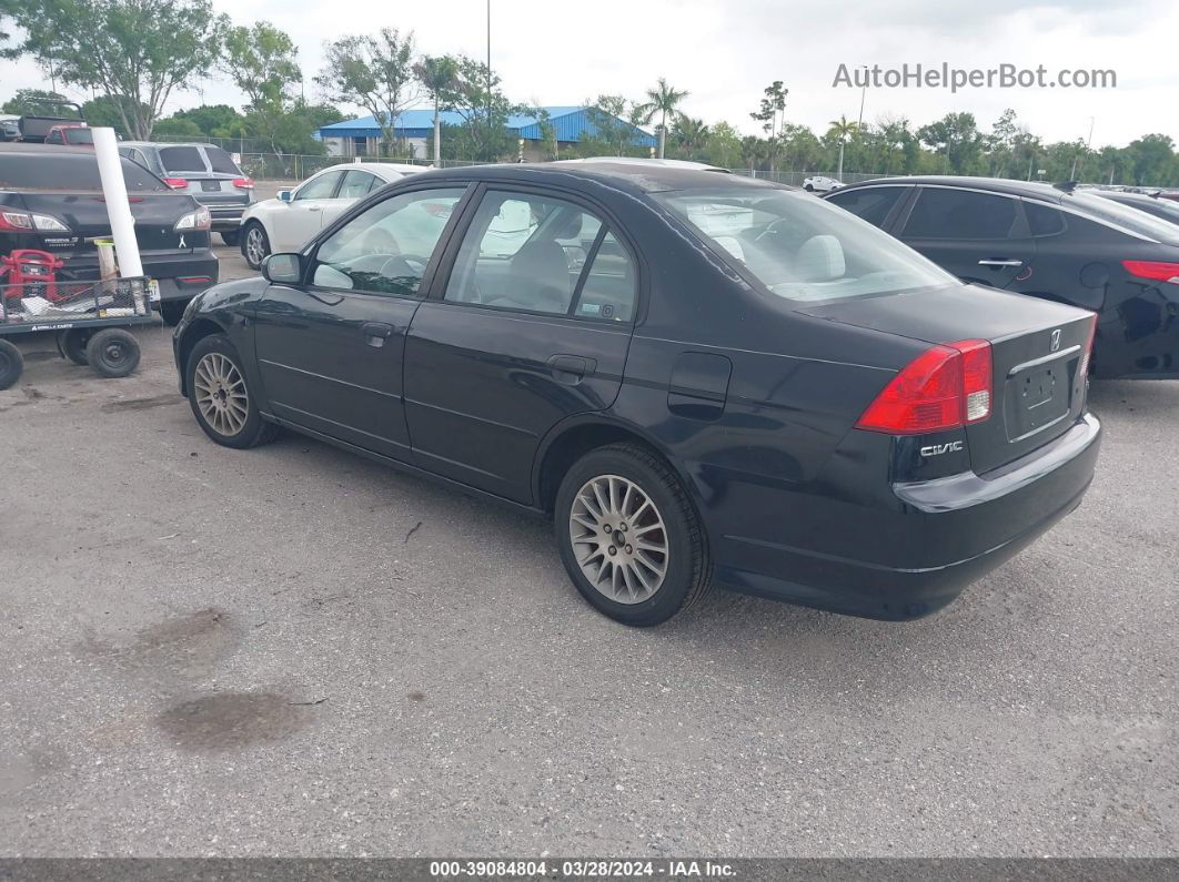 2004 Honda Civic Lx Черный vin: 2HGES165X4H533937