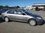 2004 Honda Civic Lx Серый vin: 2HGES165X4H587867